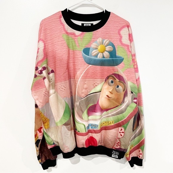Disney Sweaters - Disney Toy Story Buzz Lightyear & Woody Mrs. Nesbitt Sublimation Sweatshirt